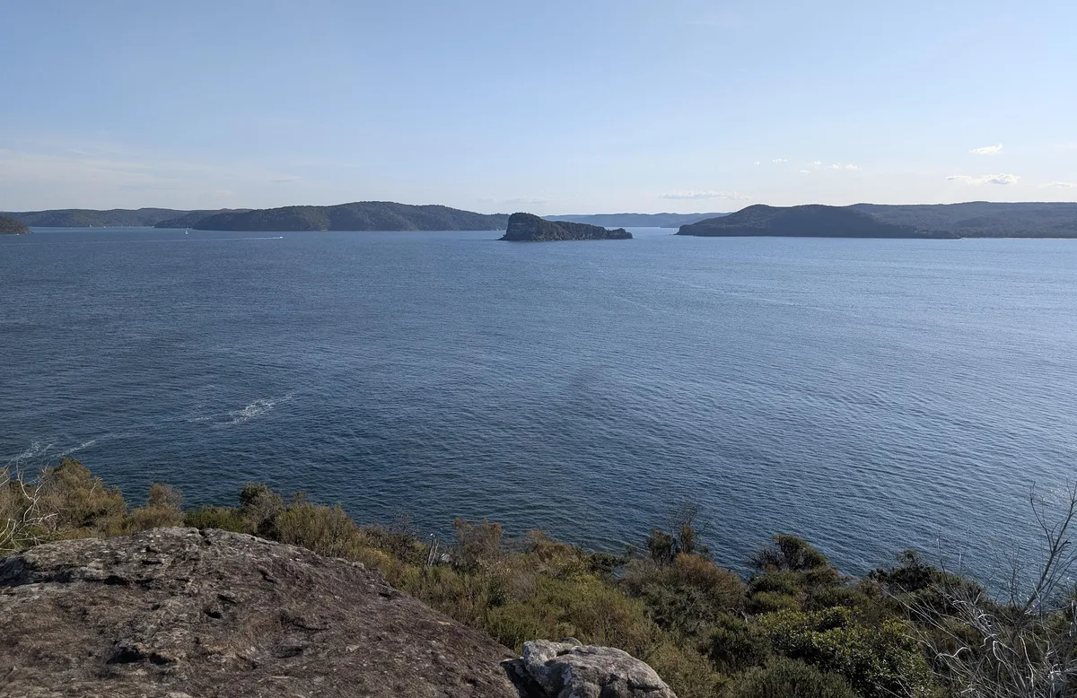 View of Lion Island from Box Head