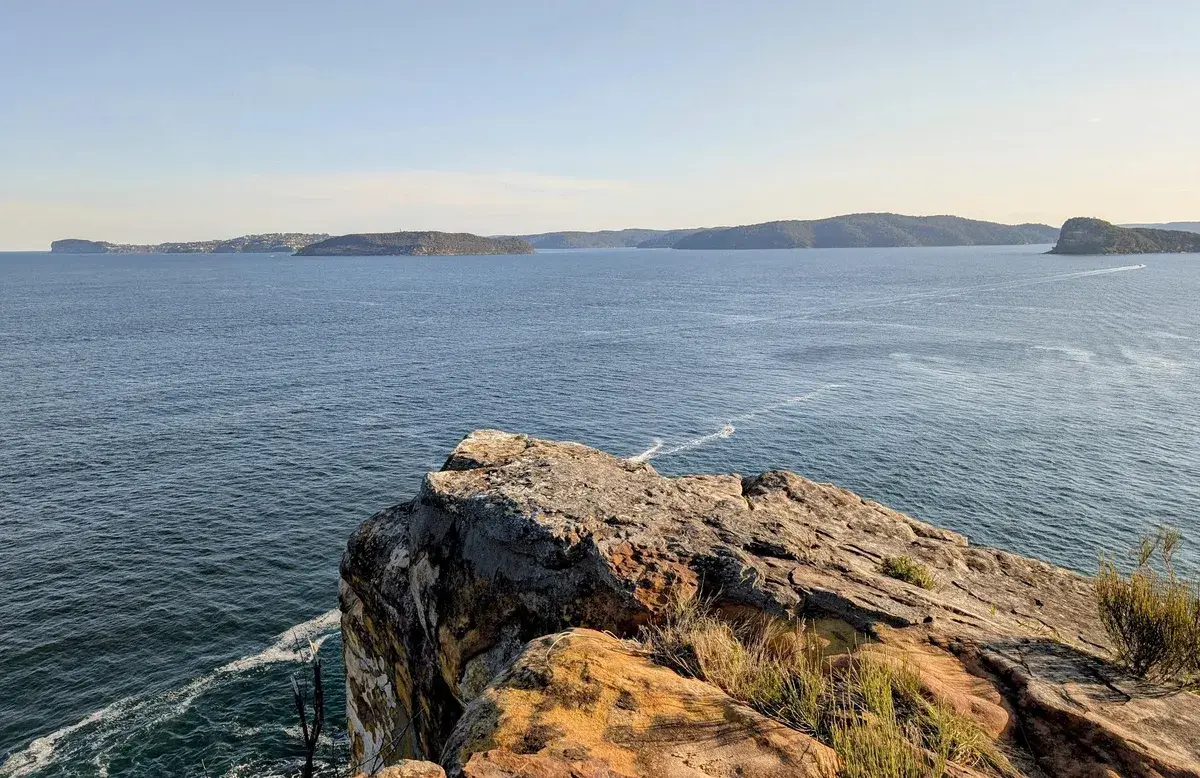 View of Lion Island from Box Head