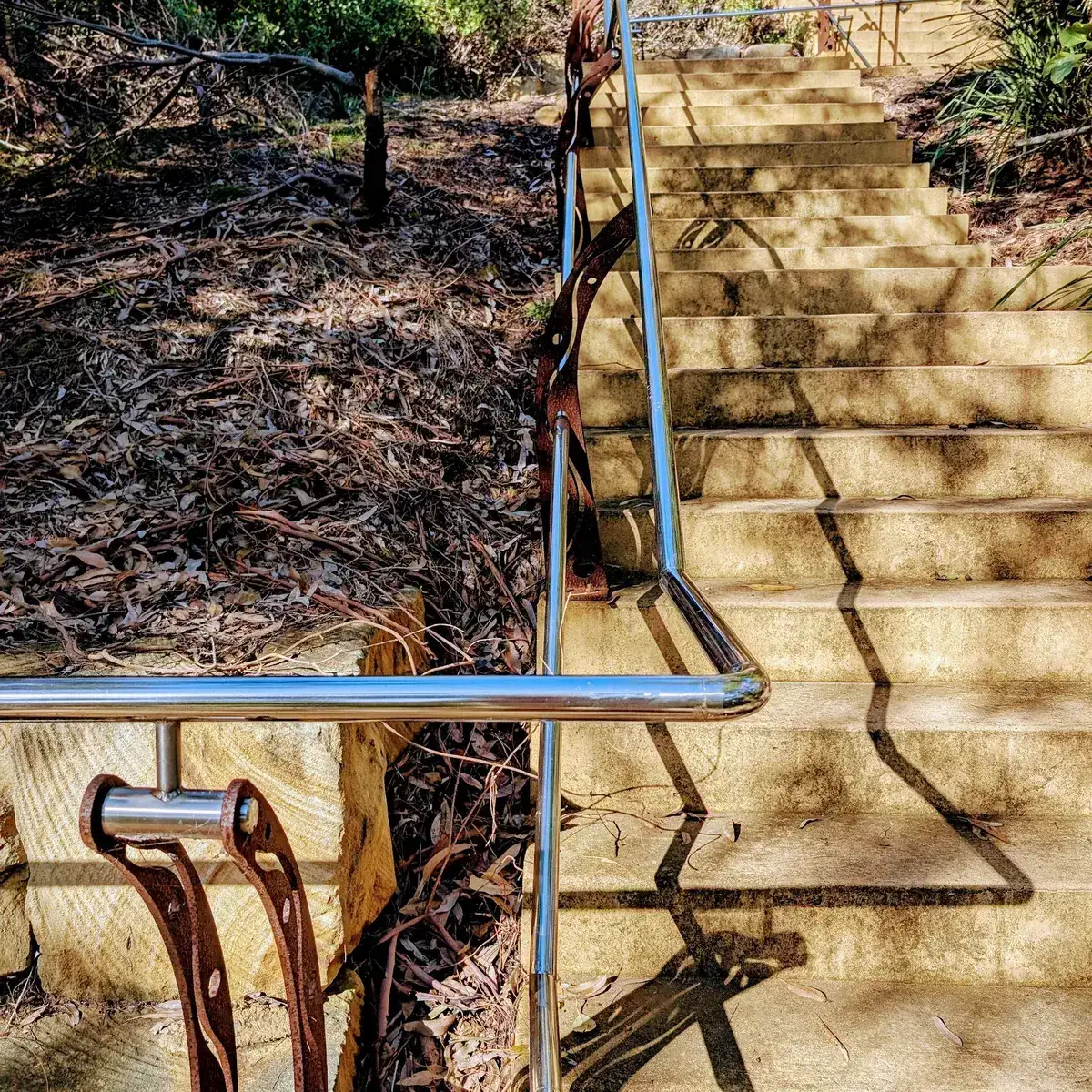 Stair from Winney Bay to Captain Cook's lookout
