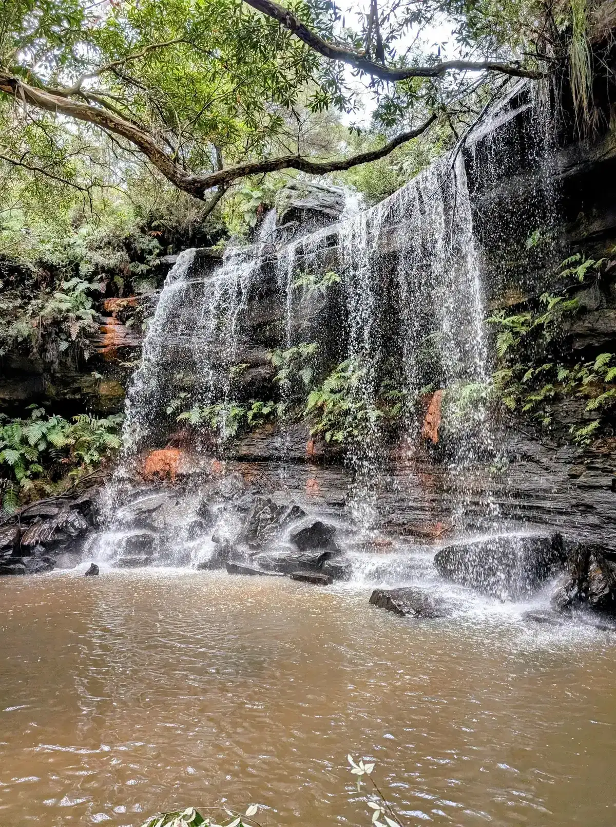 Girrikool waterfall with so much water