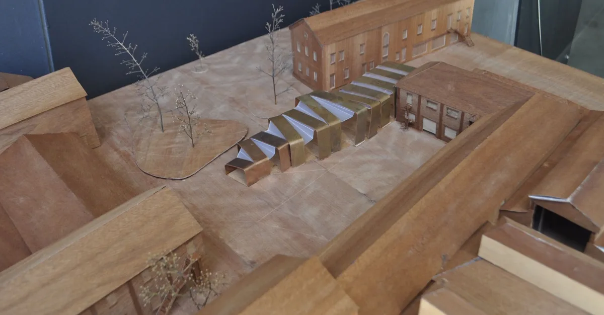 Human Ingenuity Hub, Timber Veneer Model
