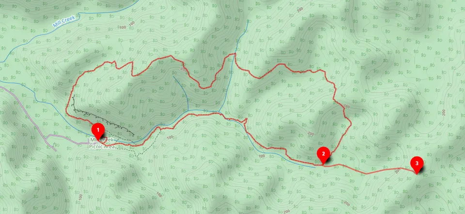 Walk map