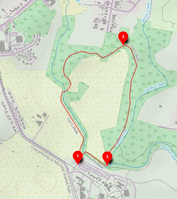 Walk map