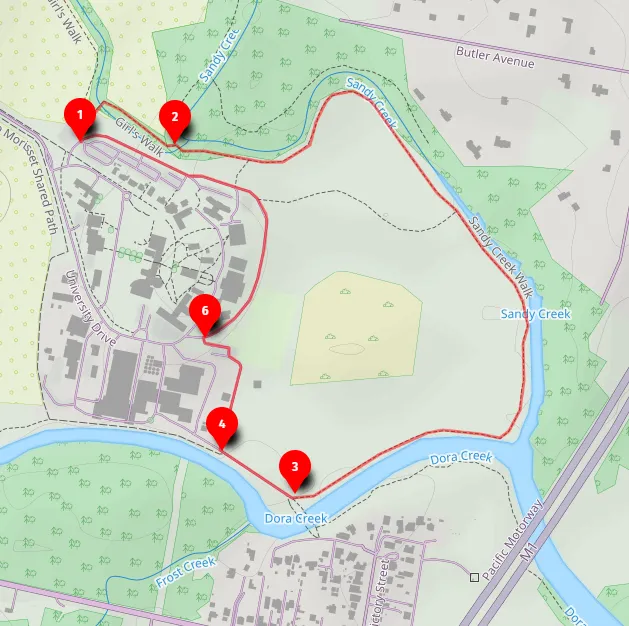 Walk map