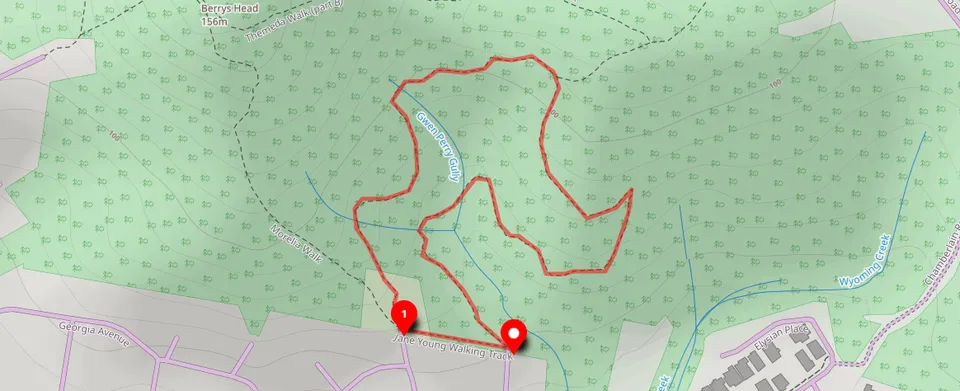 Walk map