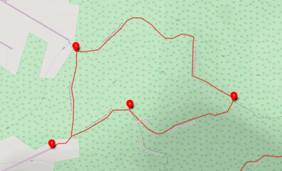 Walk map