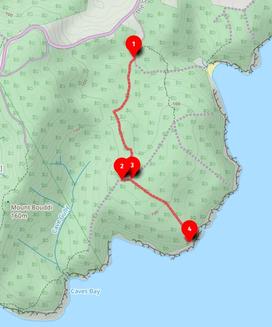 Walk map