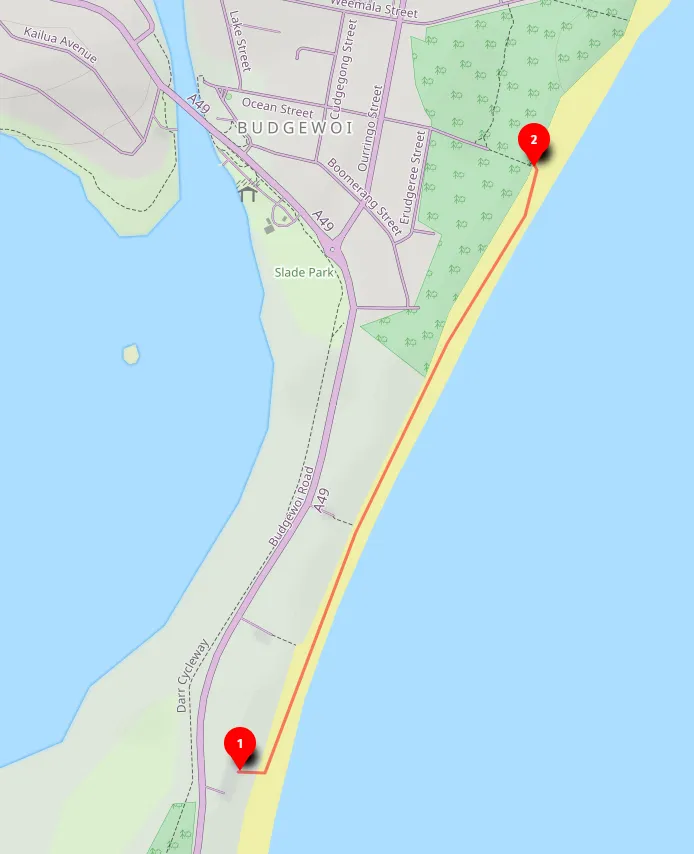 Walk map