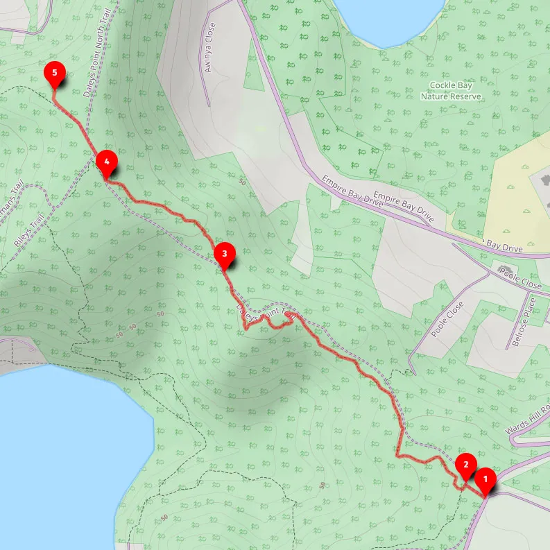 Walk map