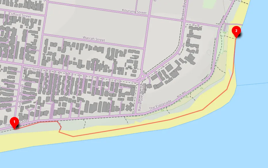 Walk map