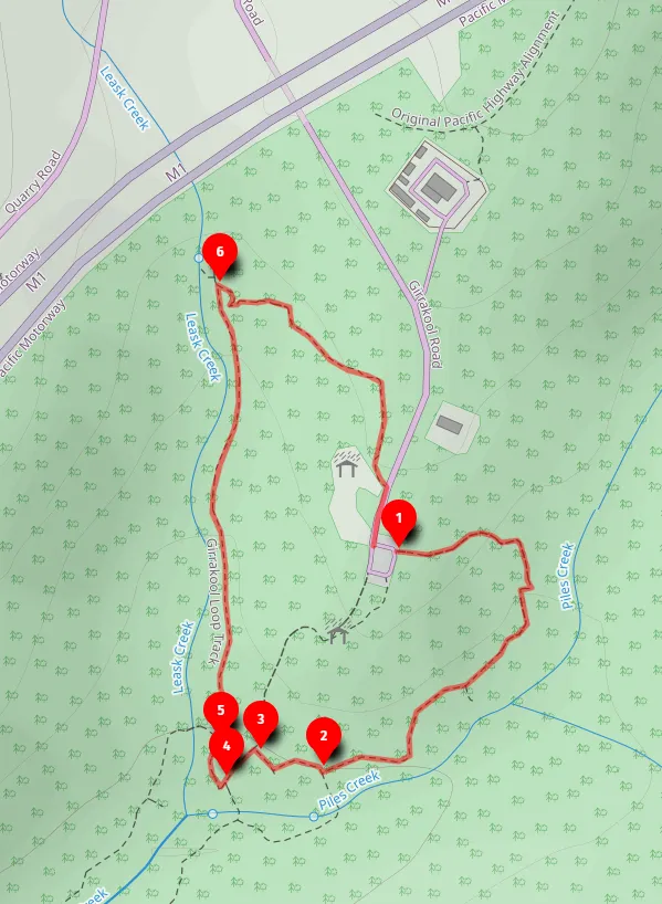 Walk map