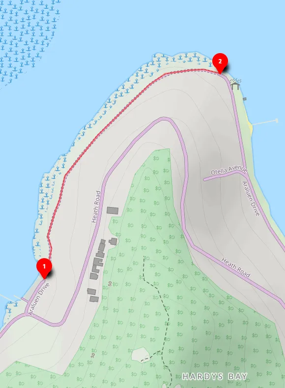 Walk map