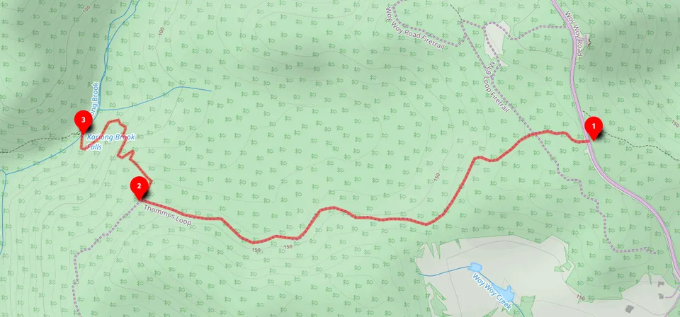 Walk map