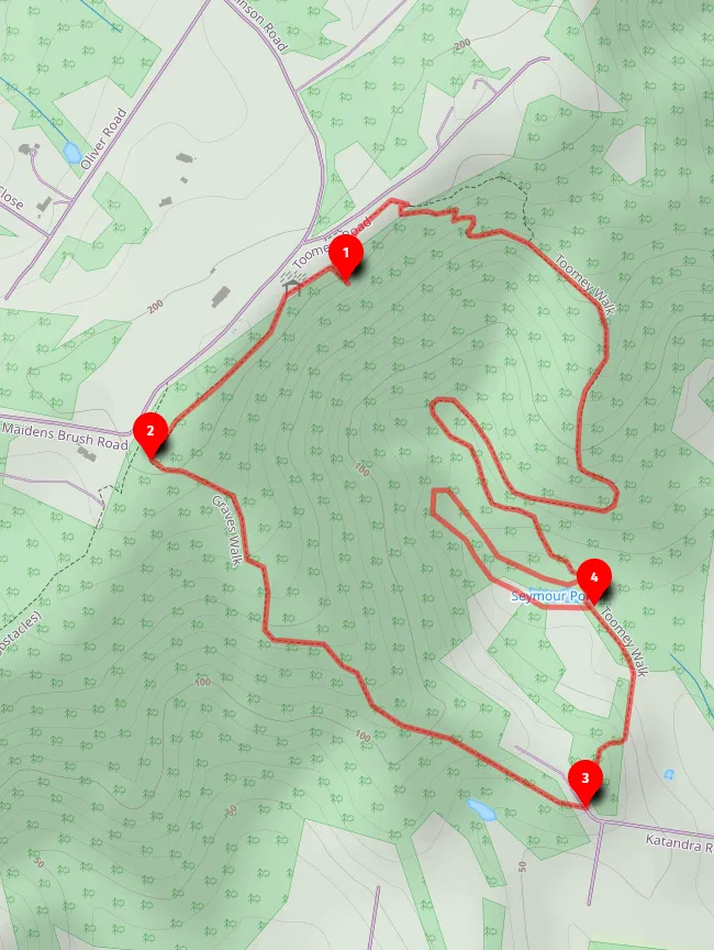 Walk map
