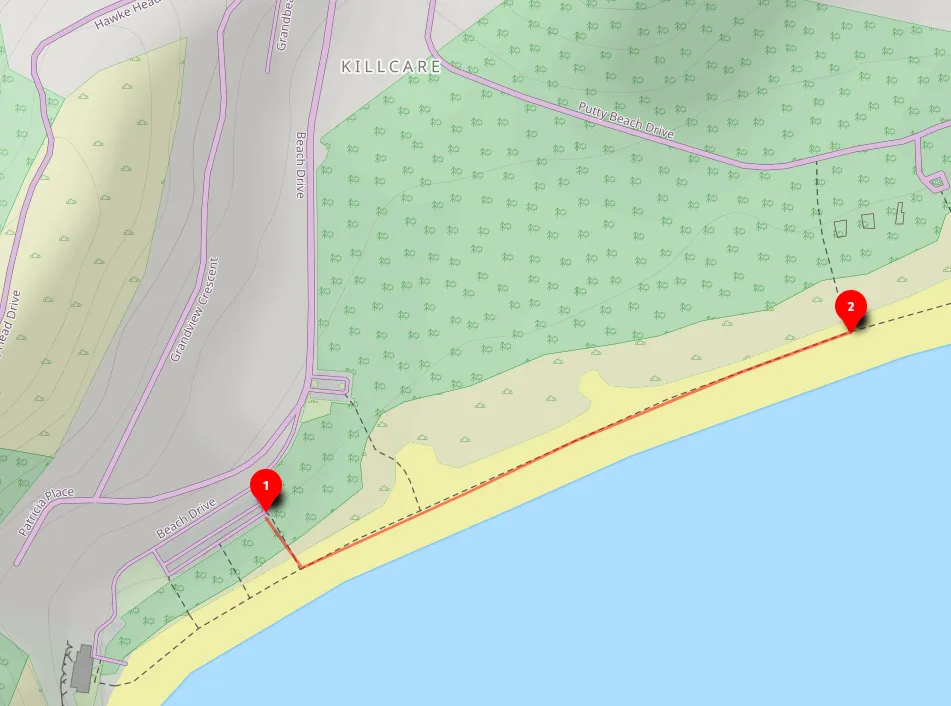 Walk map