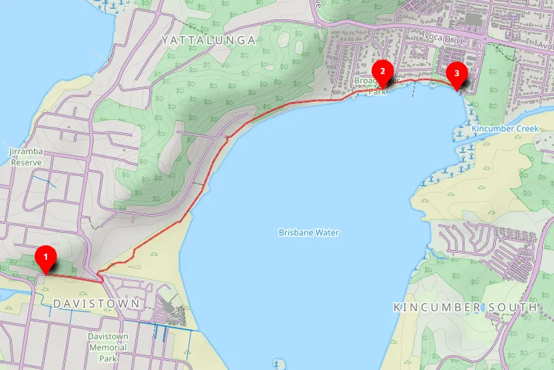 Walk map