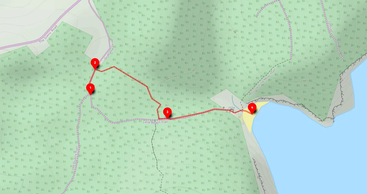Walk map