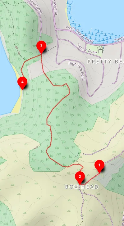 Walk map