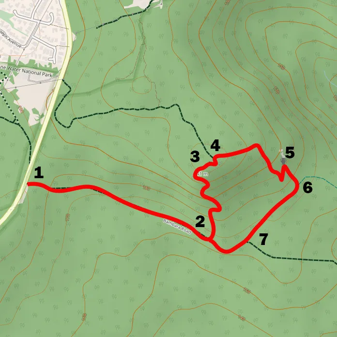 Walk map