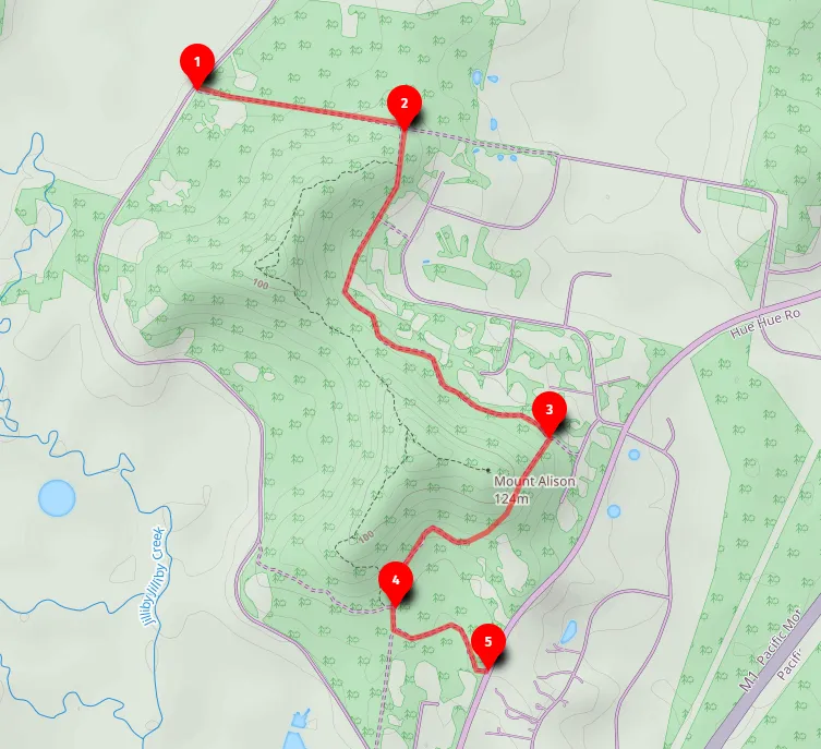 Walk map