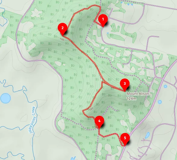 Walk map