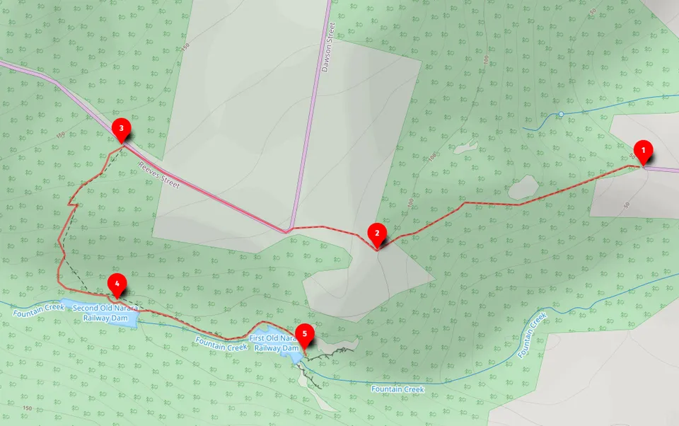 Walk map