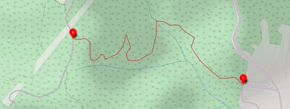 Walk map