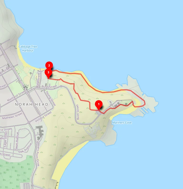 Walk map