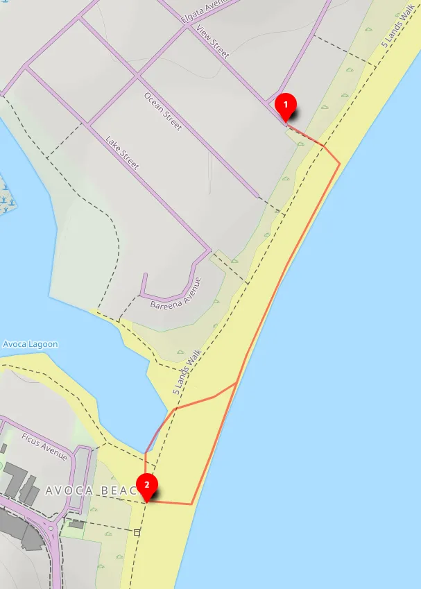 Walk map