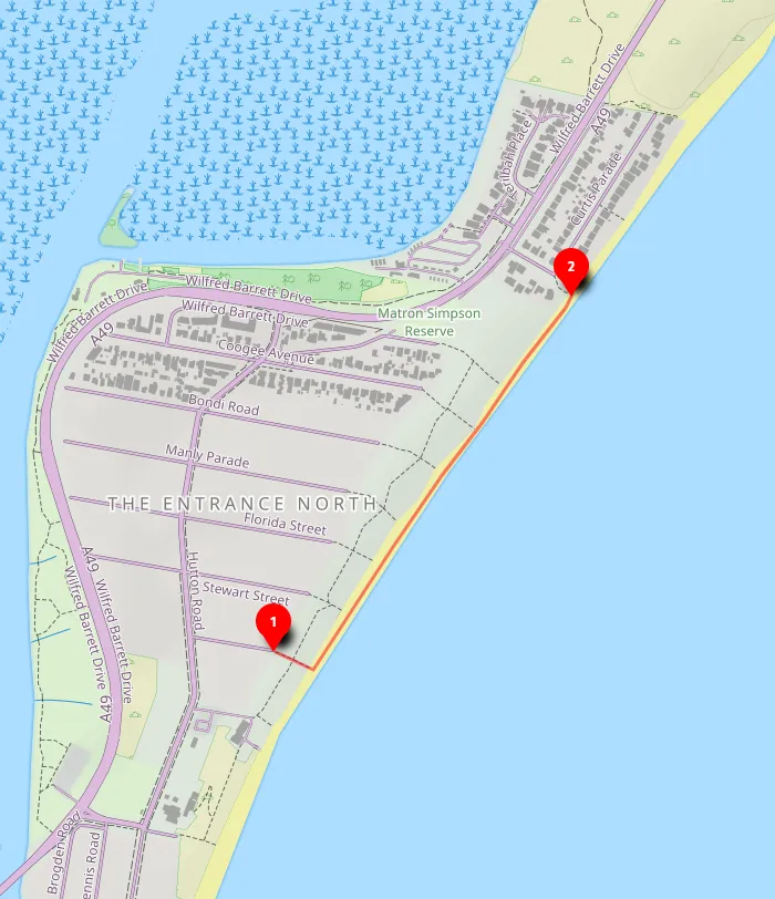 Walk map