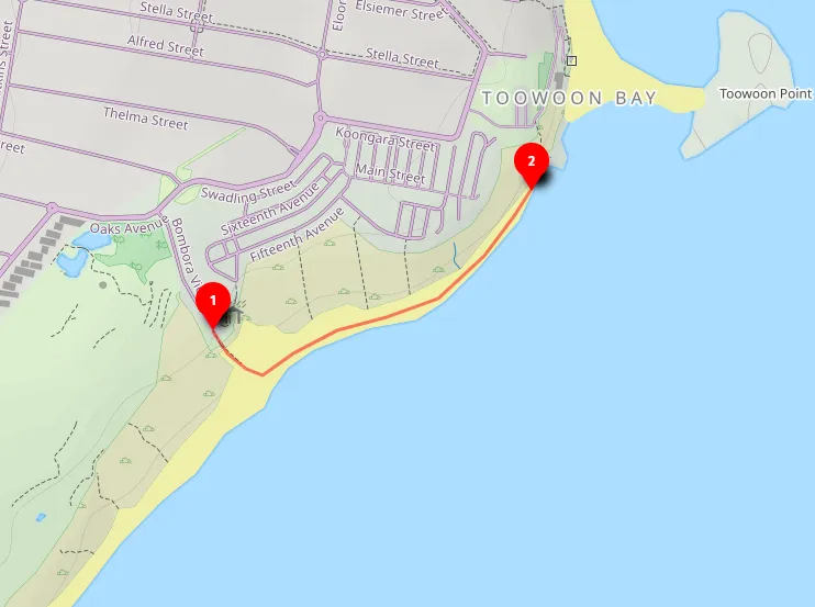Walk map