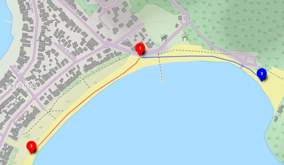 Walk map