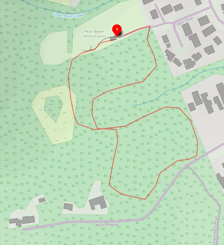 Walk map