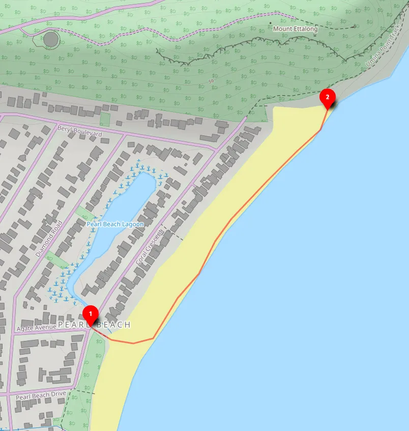 Walk map