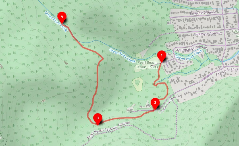 Walk map