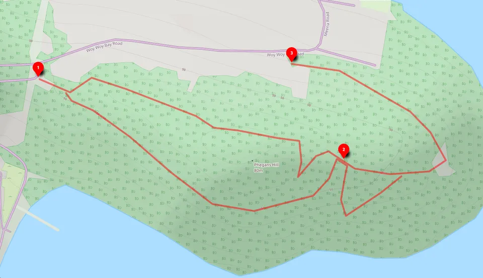 Walk map