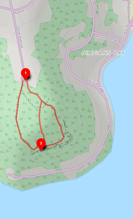 Walk map