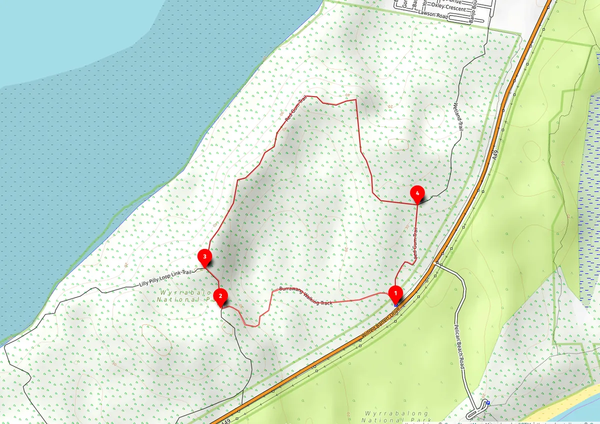 Walk map
