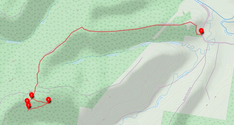 Walk map