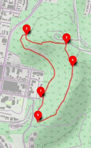 Walk map