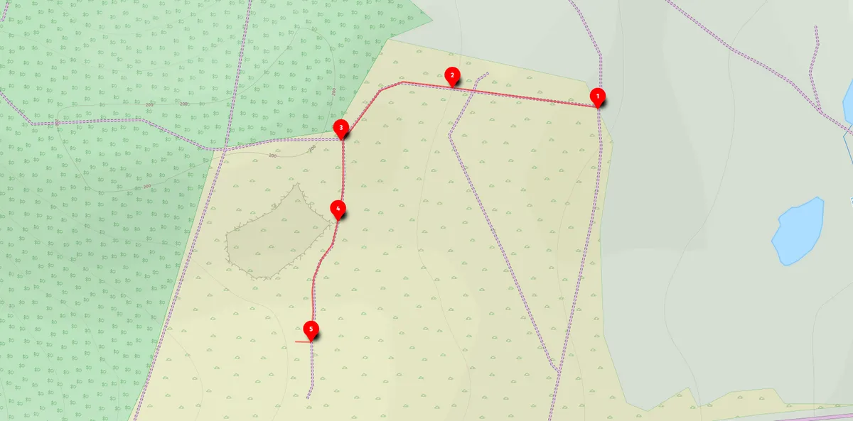Walk map