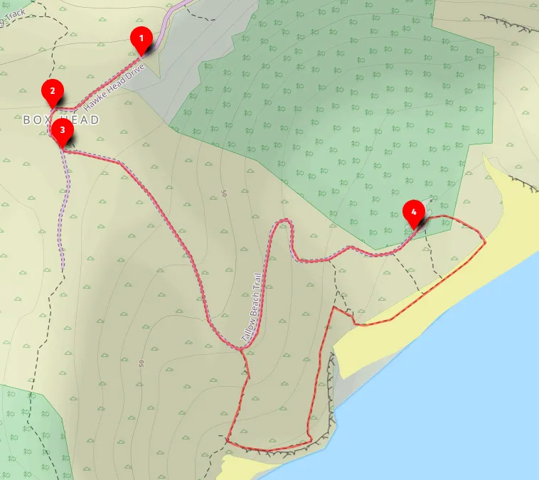 Walk map