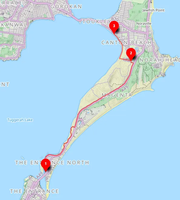 Walk map