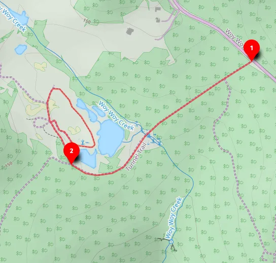 Walk map