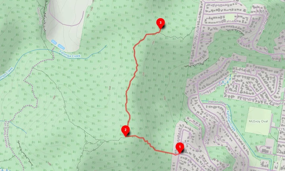 Walk map