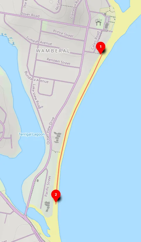 Walk map