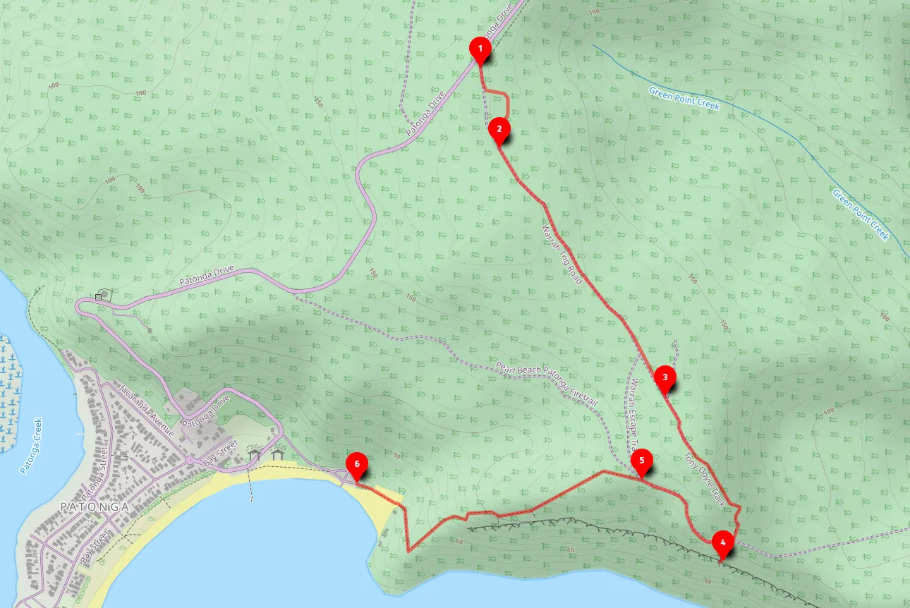 Walk map