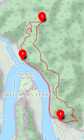 Walk map