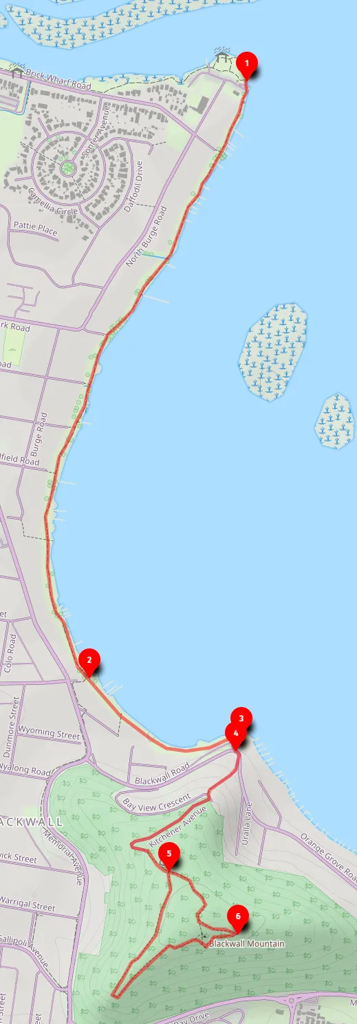 Walk map