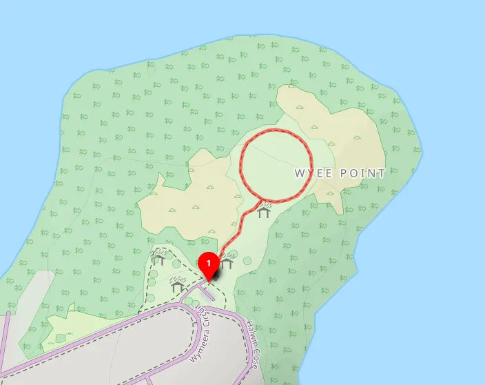 Walk map